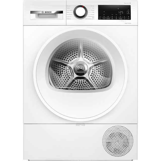Bosch WQG2320LSN Serie 6 Kondenstorktumlare Vit — #2 bäst i test