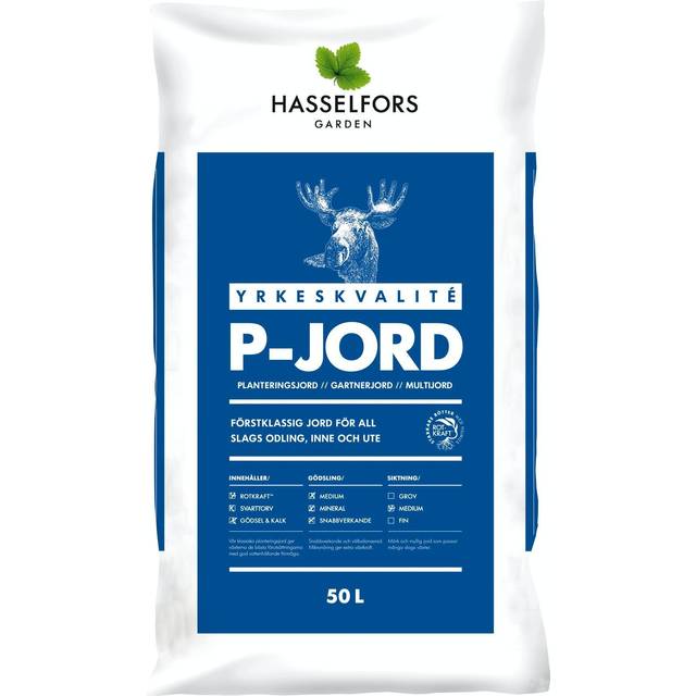 Hasselfors Garden P-Jord 50L — #1 bäst i test