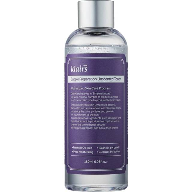 Klairs Supple Preparation Unscented Toner 180ml — #5 bäst i test