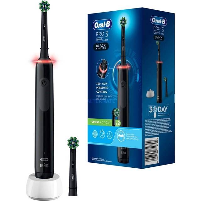 Oral-B Pro 3 3000 Cross Action Black Edition — #3 bäst i test