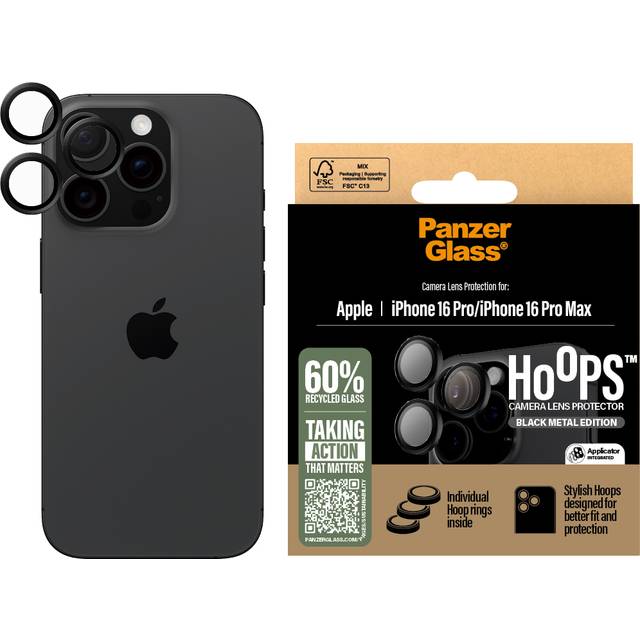 PanzerGlass Hoops Kameraskydd för iPhone 16 Pro/16 Pro Max — #4 bäst i test