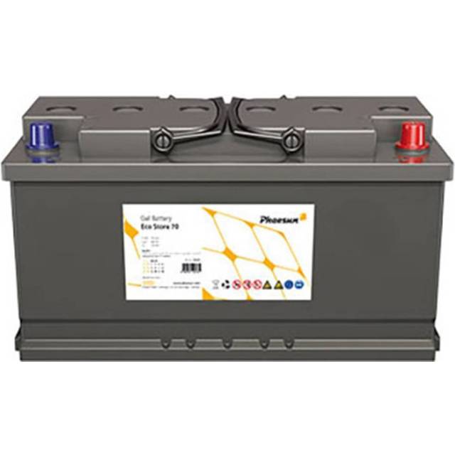Phaesun Eco Store 70 340265 Solcellebatteri 12 V 70 Ah Bly-gel (B x H x T) 278 x 190 x 175 mm Konuspol — #2 bäst i test